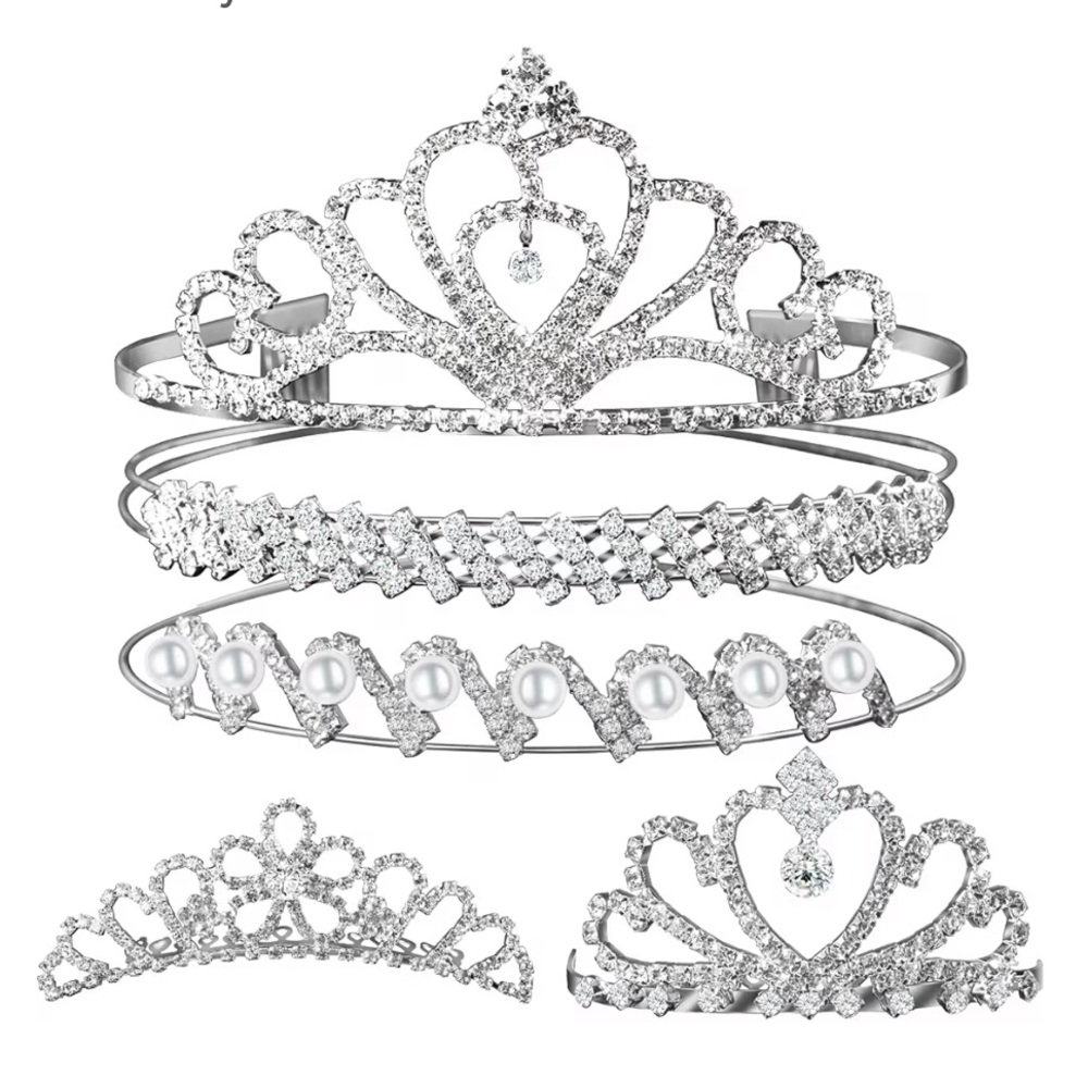 5 Piece Tiara Set